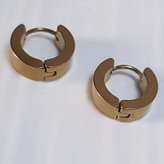 گوشواره حلقه ای استیل رنگ ثابت