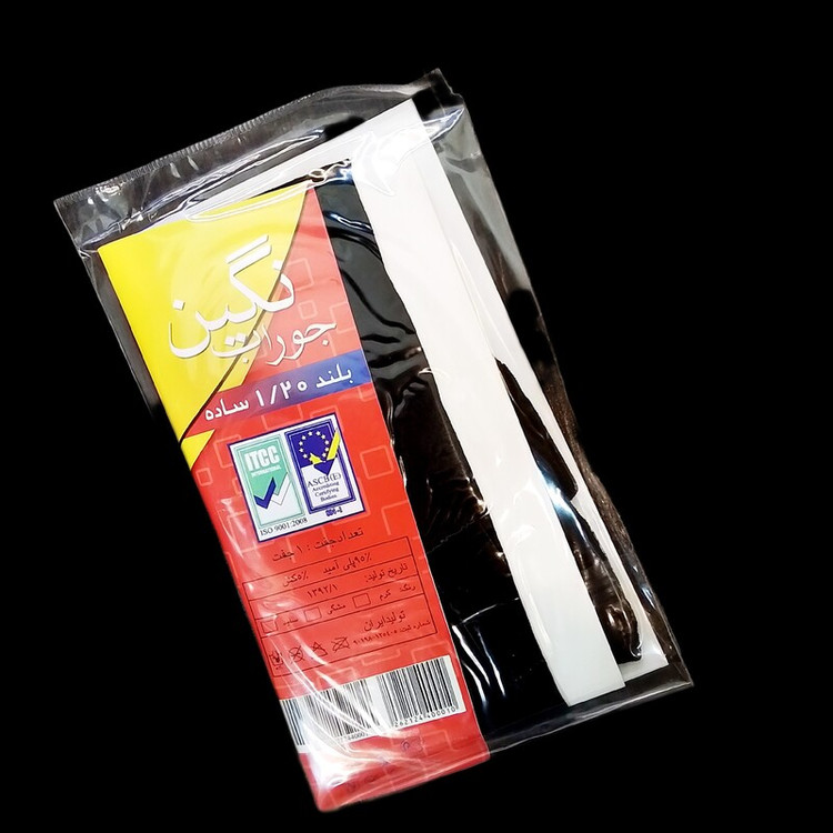 جوراب بلند پارزین ساده زناته