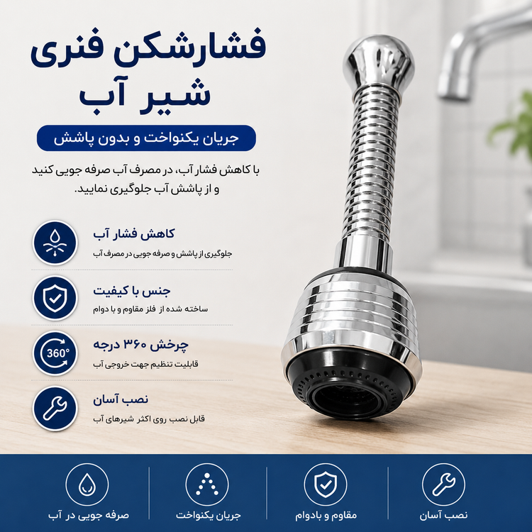 فشار شکن فنری آب